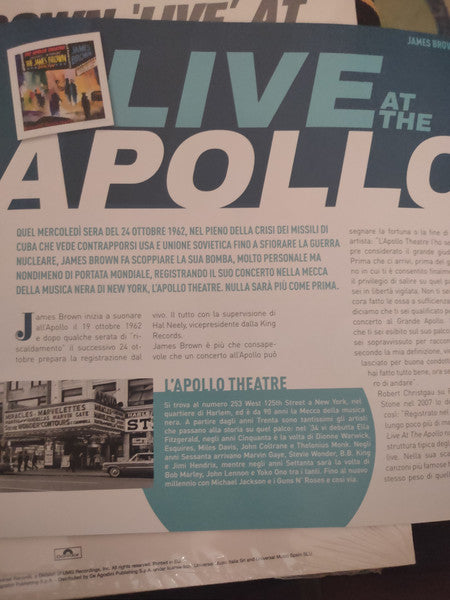 James Brown - Live At The Apollo