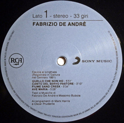 Fabrizio De André - Fabrizio De André (nuovo)