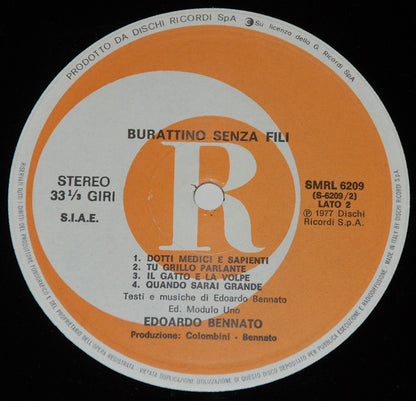 Edoardo Bennato - Burattino Senza Fili