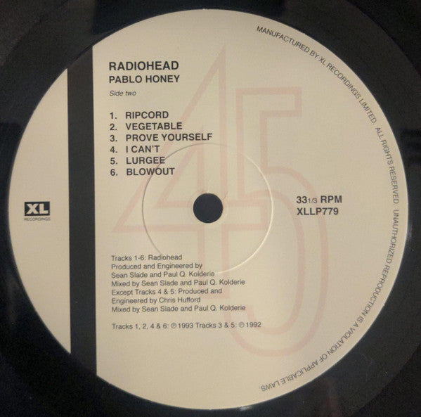 Radiohead - Pablo Honey (nuovo)