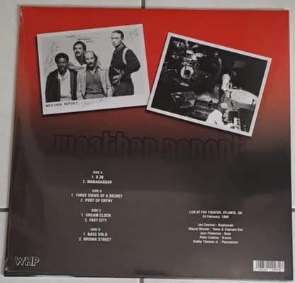 Weather Report - Live At Fox THeater, Atlanta, february 1980 - Radio Broadcast
