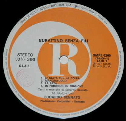 Edoardo Bennato - Burattino Senza Fili