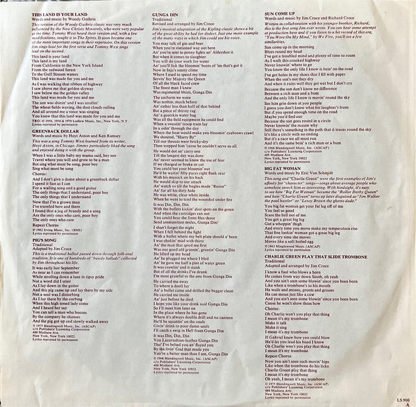 Jim Croce - The Faces I've Been
