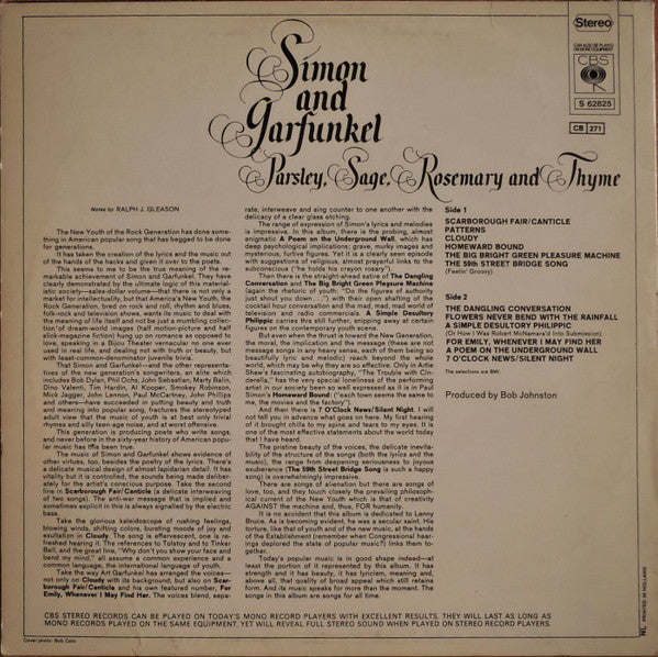 Simon & Garfunkel - Parsley, Sage, Rosemary And Thyme
