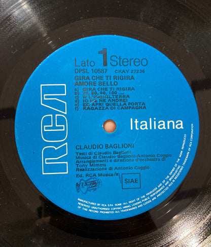 Claudio Baglioni - Gira Che Ti Rigira Amore Bello