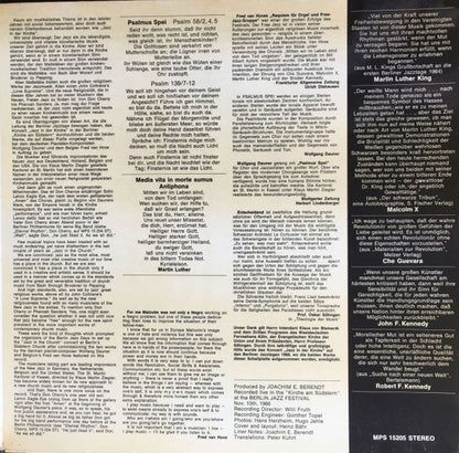 Fred Van Hove / Wolfgang Dauner – Requiem For Che Guevara / Psalmus Spei