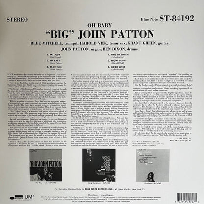 John Patton - Oh Baby! (nuovo)