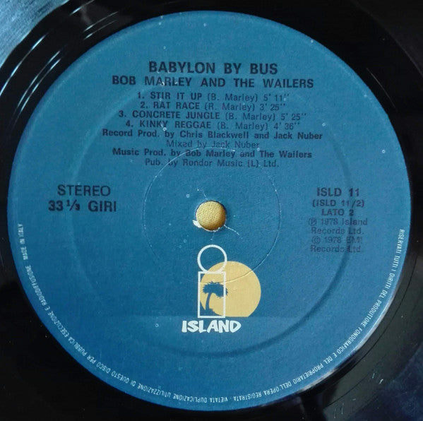Bob Marley & The Wailers - Babylon By Bus