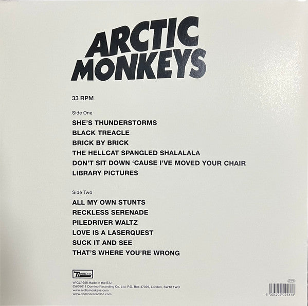 Arctic Monkeys - Suck It And See (nuovo)