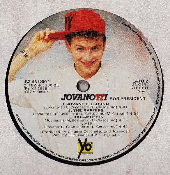 Jovanotti - Jovanotti For President