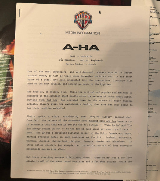 a-ha - Scoundrel Days