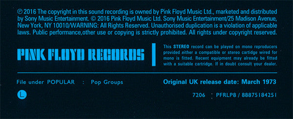 Pink Floyd - The Dark Side Of The Moon