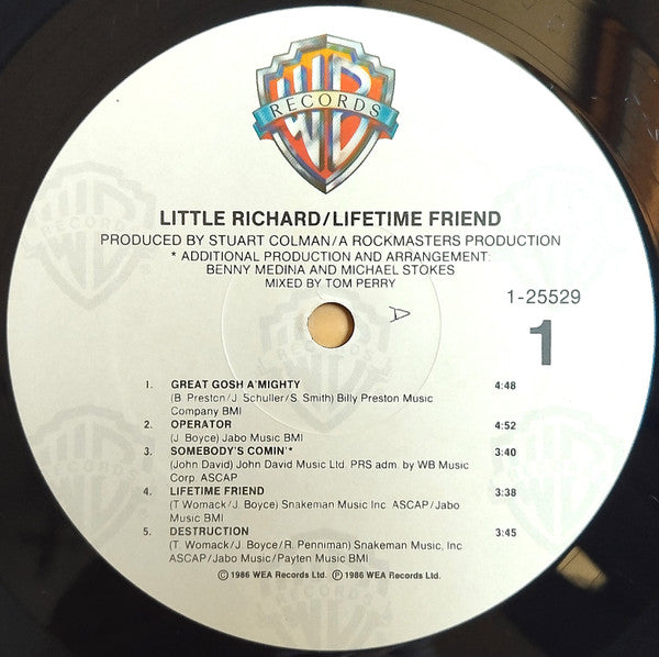 Little Richard - Lifetime Friend