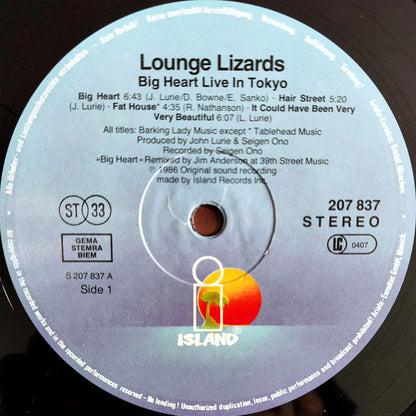 Lounge Lizards - Big Heart
