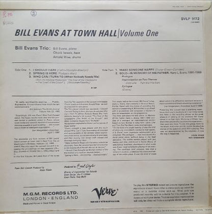 The Bill Evans Trio - Bill Evans At Town Hall (Volume One)