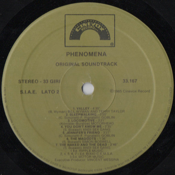 Various - Phenomena (Original Soundtrack)