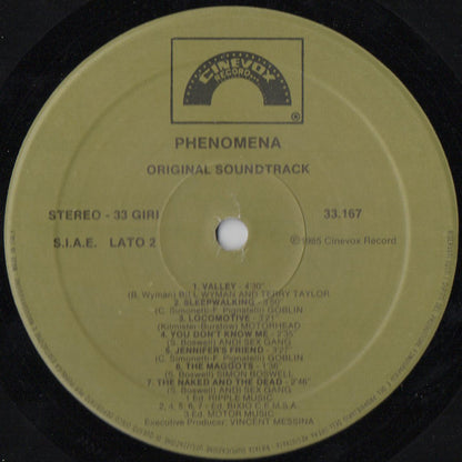 Various - Phenomena (Original Soundtrack)