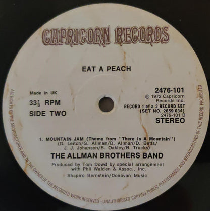 The Allman Brothers Band - Eat A Peach