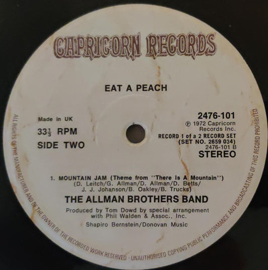 The Allman Brothers Band - Eat A Peach