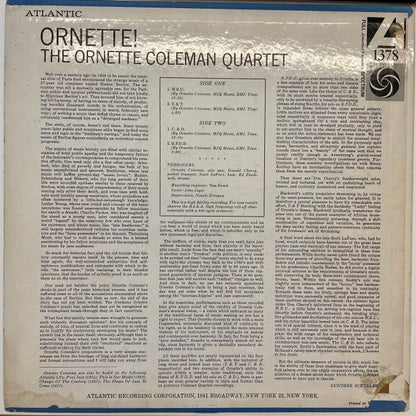 The Ornette Coleman Quartet - Ornette!