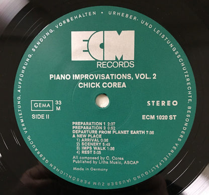 Chick Corea - Piano Improvisations Vol. 2