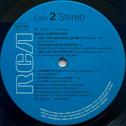 Lucio Dalla - Dalla / Morandi