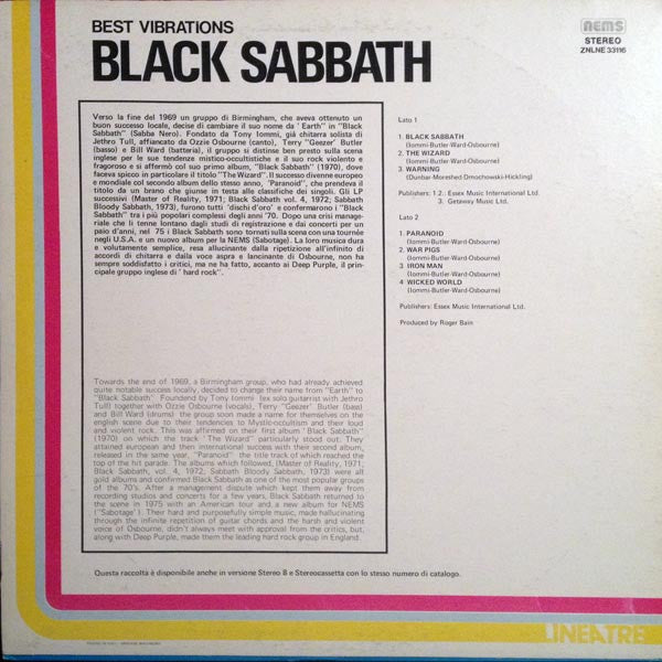 Black Sabbath - Best Vibrations