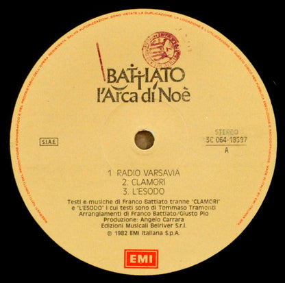 Franco Battiato - L'Arca Di Noè