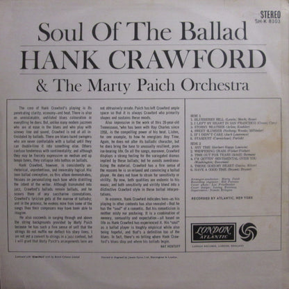 Hank Crawford - Soul Of The Ballad