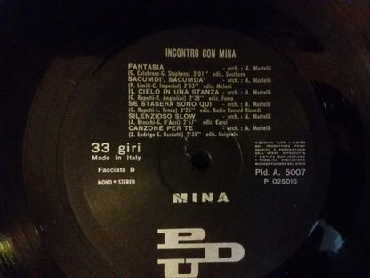 Mina - Incontro Con Mina