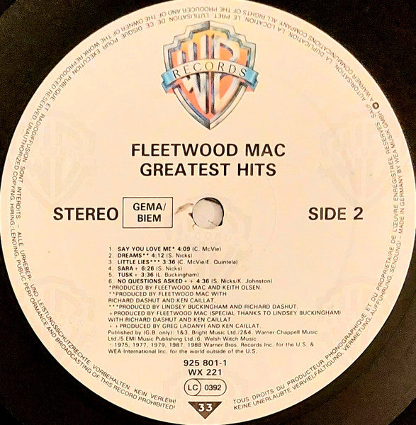 Fleetwood Mac - Greatest Hits