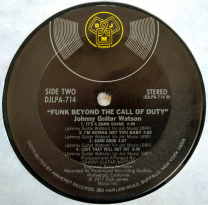Johnny Guitar Watson - Funk Beyond The Call Of Duty
