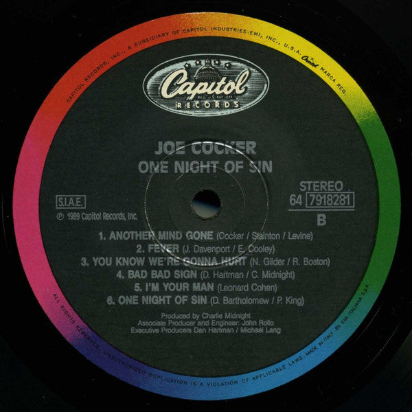 Joe Cocker - One Night Of Sin