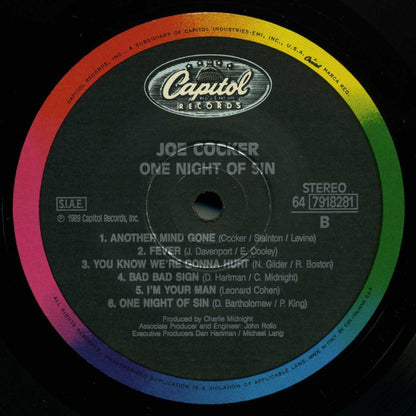 Joe Cocker - One Night Of Sin