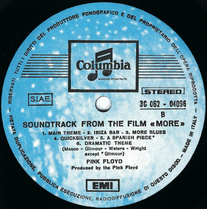 Pink Floyd - Soundtrack From The Film "More"