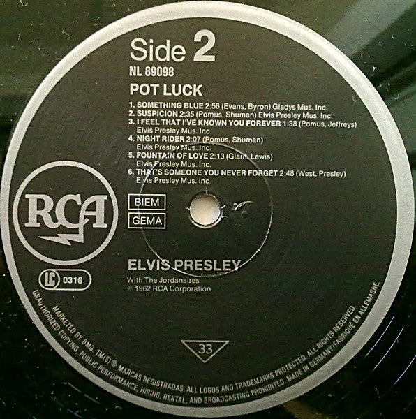 Elvis Presley - Pot Luck