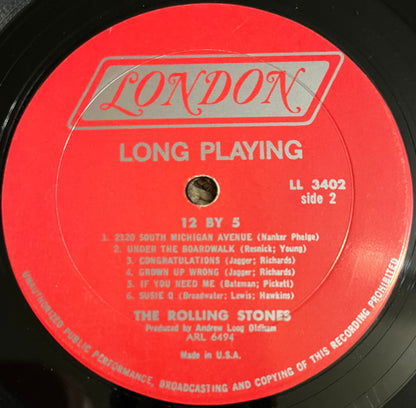 The Rolling Stones - 12 X 5
