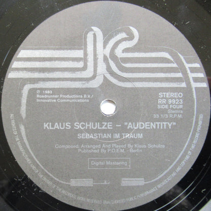 Klaus Schulze - Audentity