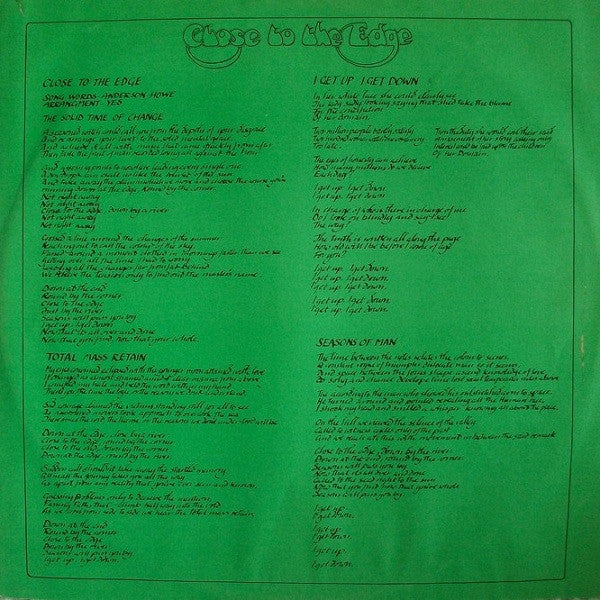 Yes - Close To The Edge