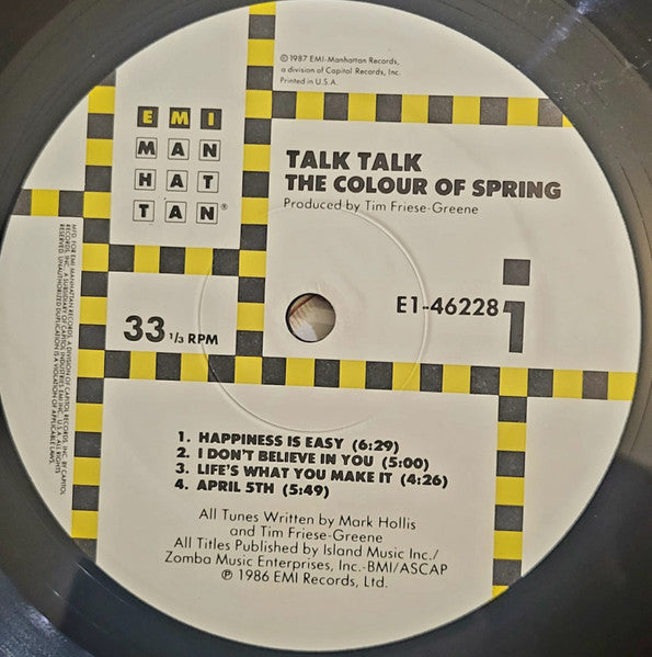 Talk Talk - The Colour Of Spring