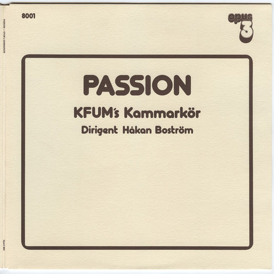 KFUM:s Kammarkör - Passion