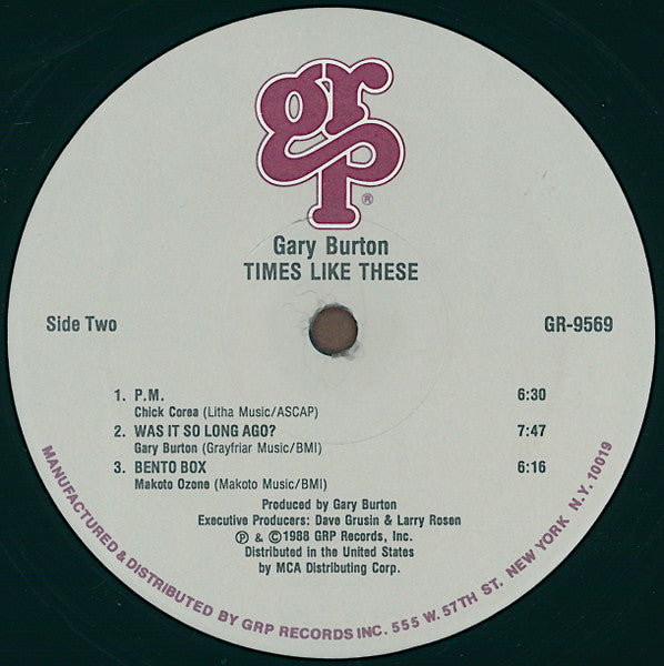 Gary Burton - Times Like These
