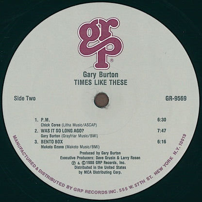 Gary Burton - Times Like These