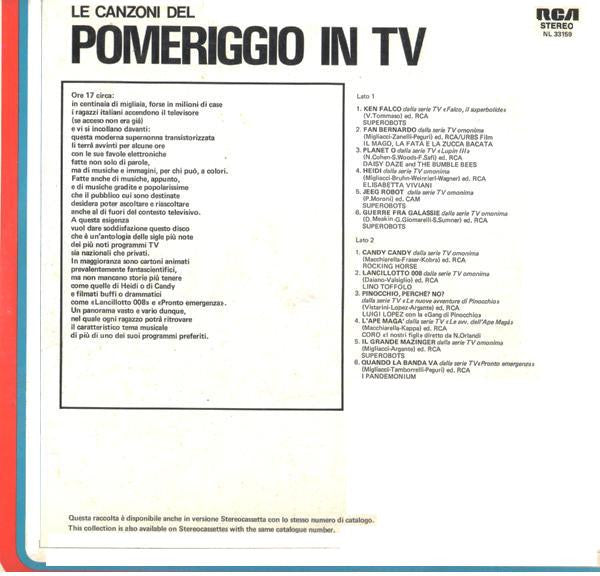 Various - Le Canzoni Del Pomeriggio In TV - (stampa promozionale)