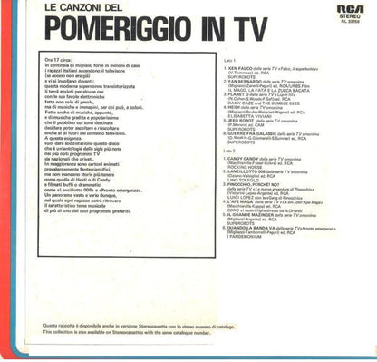 Various - Le Canzoni Del Pomeriggio In TV - (stampa promozionale)