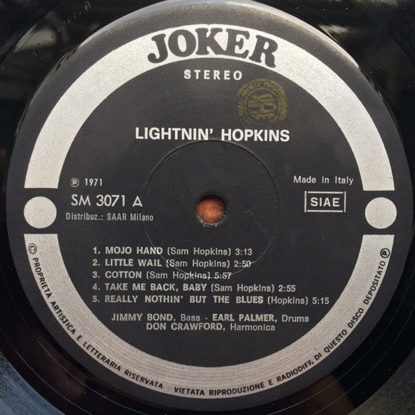 Lightnin' Hopkins - Il Blues