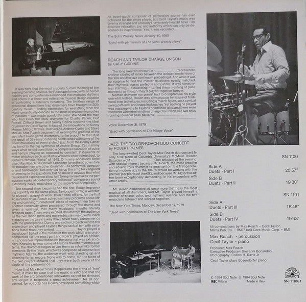 Max Roach - Historic Concerts