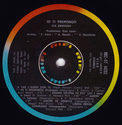 Iva Zanicchi - Io Ti Propongo