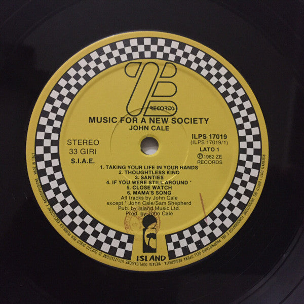 John Cale - Music For A New Society