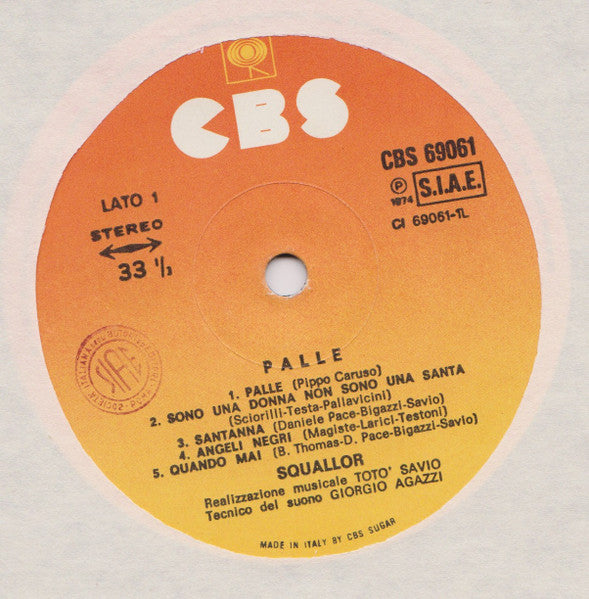Squallor - Palle